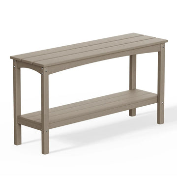 Two Shelf 55” Long Console Table
